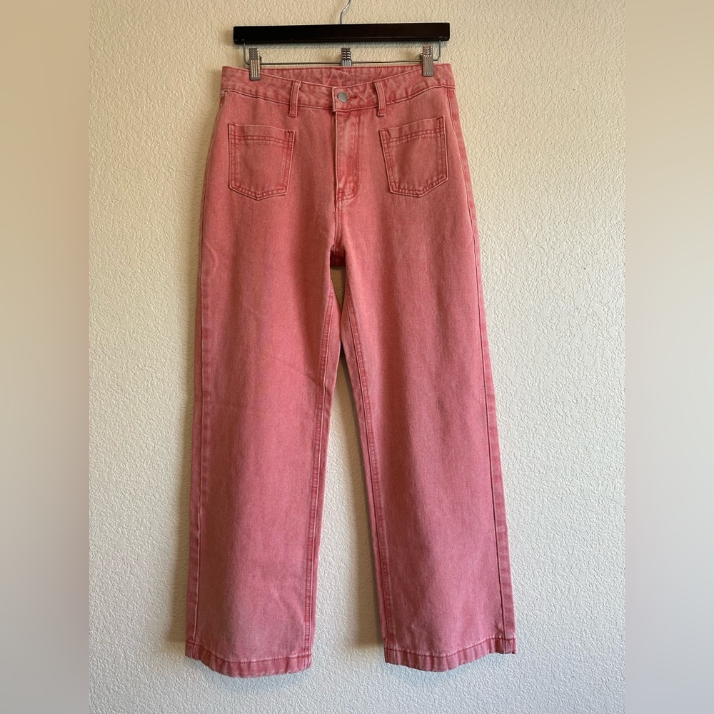 French Inspired Women's Lake Red Jeans